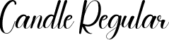 Candle Regular font - Candle.otf