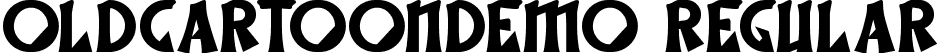 OldCartoonDemo Regular font - OldCartoonDemoRegular.ttf