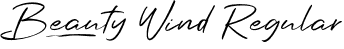 Beauty Wind Regular font - beautywind-rgjeo.otf