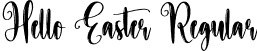 Hello Easter Regular font - Hello-Easter.otf