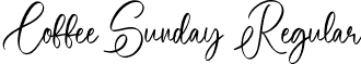 Coffee Sunday Regular font - Coffee-Sunday.otf