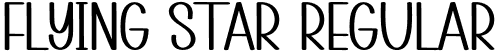 Flying Star Regular font - Flying-Star.otf