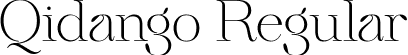 Qidango Regular font - qidango-owjxd.ttf