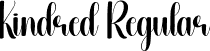 Kindred Regular font - Kindred.otf