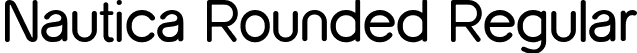 Nautica Rounded Regular font - NauticaRounded-Regular.otf