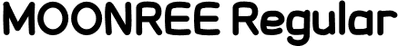 MOONREE Regular font - MOONREE.otf