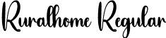 Ruralhome Regular font - Ruralhome.otf