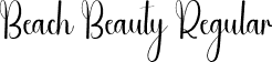 Beach Beauty Regular font - Beach-Beauty.otf