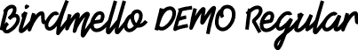 Birdmello DEMO Regular font - Birdmello-DEMO.otf