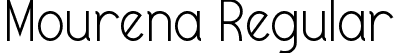 Mourena Regular font - Mourena.ttf