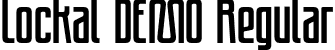 Lockal DEMO Regular font - lockaldemo-regular.otf