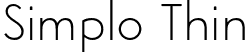 Simplo Thin font - Simplo-Thin.otf