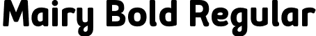 Mairy Bold Regular font - Mairy Bold.otf