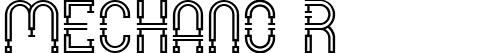 MECHANO Regular font - MECHANO.ttf