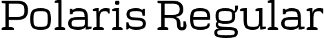 Polaris Regular font - Polaris.otf