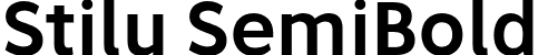 Stilu SemiBold font - Stilu-SemiBold.otf