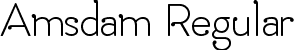 Amsdam Regular font - Amsdam Regular.ttf