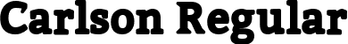 Carlson Regular font - Carlson.ttf