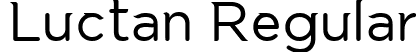 Luctan Regular font - luctan.ttf