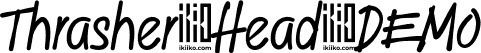 Thrasher Head DEMO font - ThrasherHead-DEMO.otf