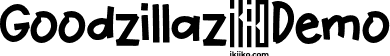 Goodzillaz Demo font - GoodzillazDemo.otf