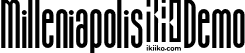 Milleniapolis Demo font - MilleniapolisDemo.otf