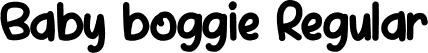 Baby boggie Regular font - Baby-boggie.otf