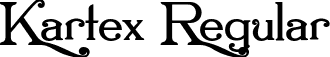 Kartex Regular font - kartex.ttf