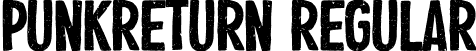 PUNKRETURN Regular font - PUNKRETURN.otf