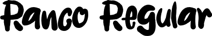 Ranco Regular font - Ranco.otf