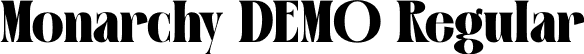 Monarchy DEMO Regular font - monarchy-demo.otf