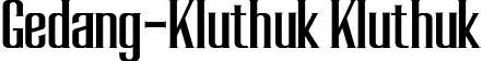 Gedang-Kluthuk Kluthuk font - gedangkluthuk-w1ra8.otf