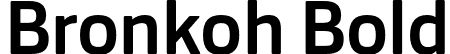 Bronkoh Bold font - Bronkoh-Bold.otf