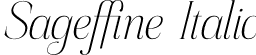 Sageffine Italic font - Sageffine-Italic.otf