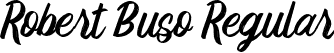 Robert Buso Regular font - Robert Buso.otf