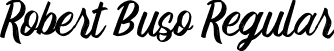 Robert Buso Regular font - Robert Buso.ttf