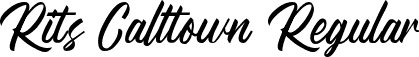 Rits Calltown Regular font - ritscalltown-rprx3.ttf