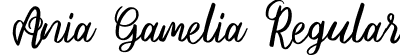 Ania Gamelia Regular font - Ania Gamelia.ttf