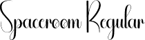 Spaceroom Regular font - Spaceroom.otf