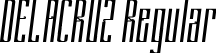 DELACRUZ Regular font - Delacruz.otf