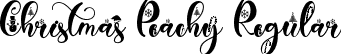 Christmas Peachy Regular font - Christmas-Peachy-TTF-Personal.ttf