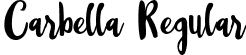 Carbella Regular font - Carbella.ttf