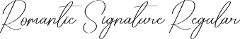 Romantic Signature Regular font - Romantic-Signature.otf