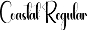 Coastal Regular font - Coastal.otf