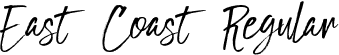 East Coast Regular font - EastCoast-Regular.otf