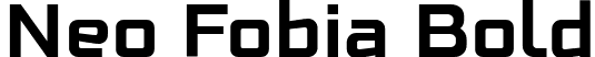 Neo Fobia Bold font - NeoFobia-Bold.ttf