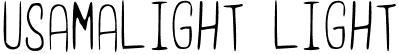 UsamaLight Light font - UsamaLight.otf