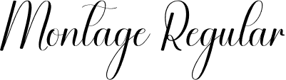 Montage Regular font - Montage.otf