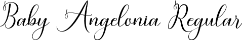 Baby Angelonia Regular font - Baby-Angelonia.ttf