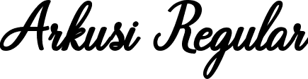 Arkusi Regular font - Arkusi.ttf